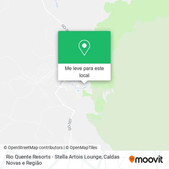 Rio Quente Resorts - Stella Artois Lounge mapa