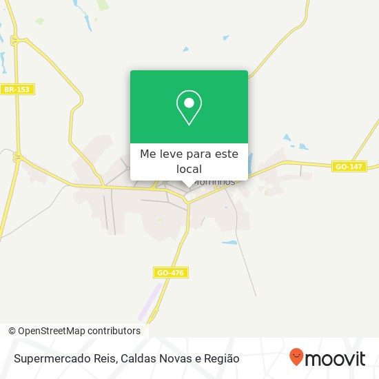 Supermercado Reis mapa