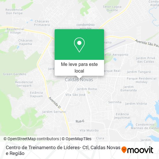 Centro de Treinamento de Líderes- Ctl mapa