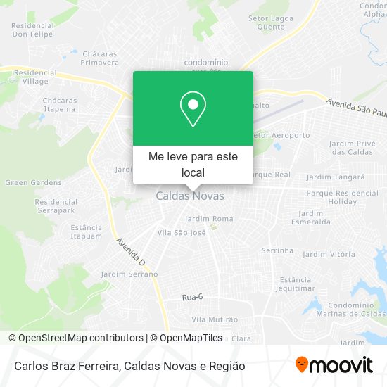 Carlos Braz Ferreira mapa
