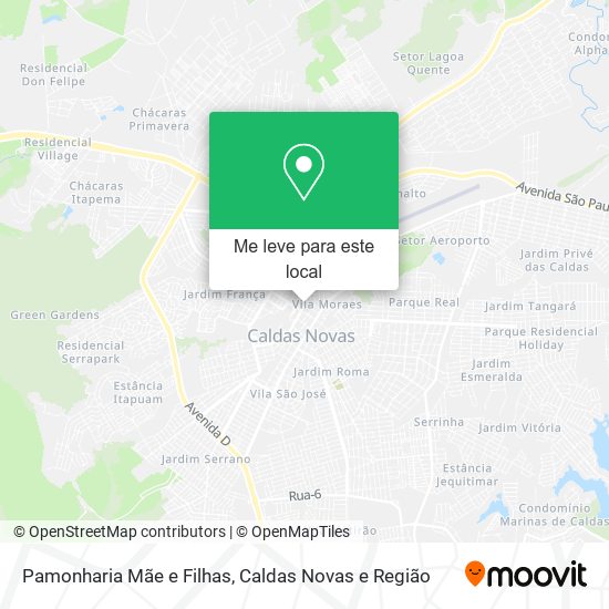 Pamonharia Mãe e Filhas mapa