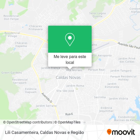 Lili Casamenteira mapa