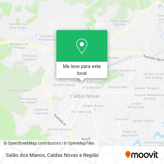 Salão dos Manos mapa