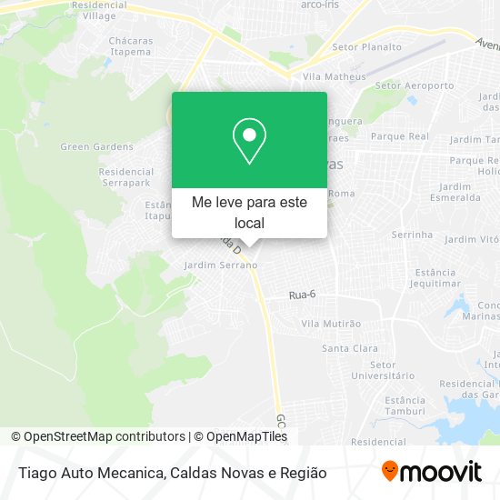 Tiago Auto Mecanica mapa