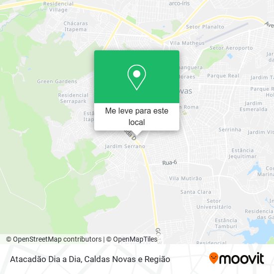 Atacadão Dia a Dia mapa