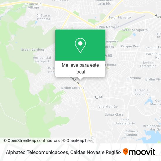 Alphatec Telecomunicacoes mapa