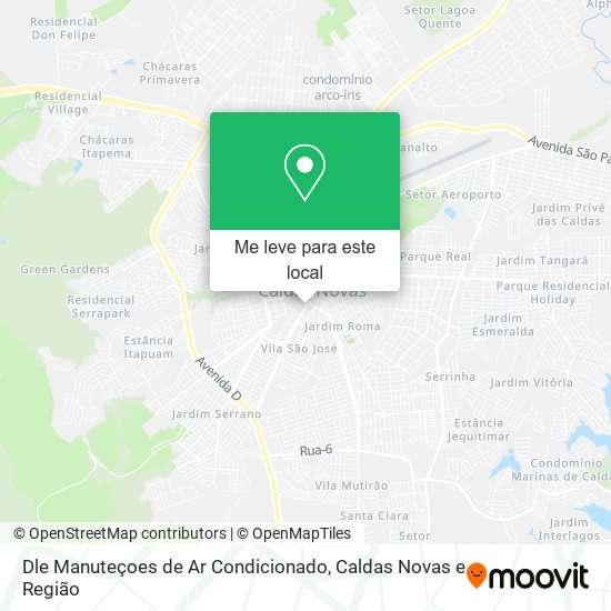 Dle Manuteçoes de Ar Condicionado mapa