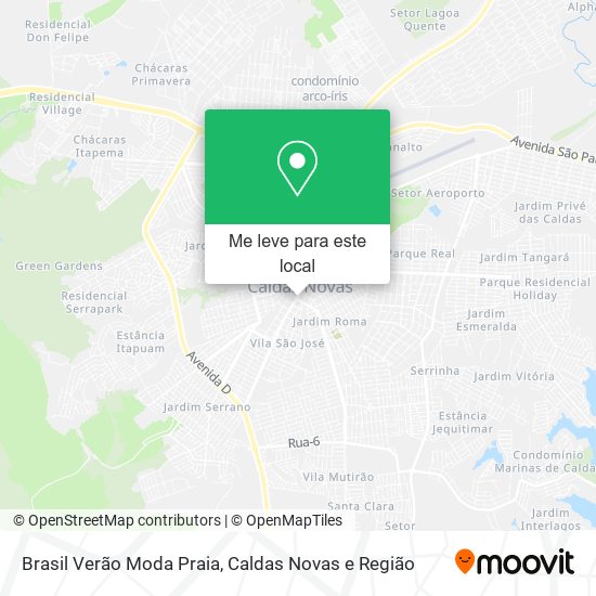 Brasil Verão Moda Praia mapa