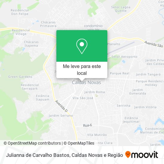 Julianna de Carvalho Bastos mapa