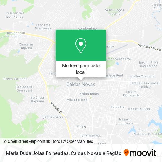 Maria Duda Joias Folheadas mapa
