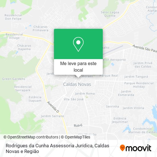 Rodrigues da Cunha Assessoria Jurídica mapa