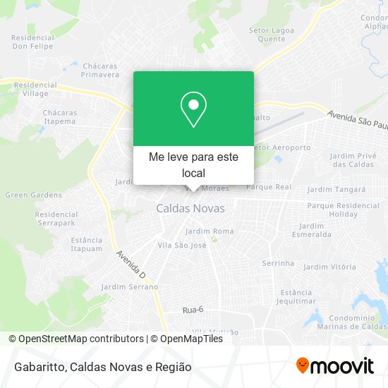 Gabaritto mapa