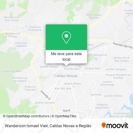 Wanderson Ismael Vieir mapa