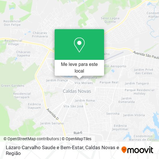 Lázaro Carvalho Saude e Bem-Estar mapa