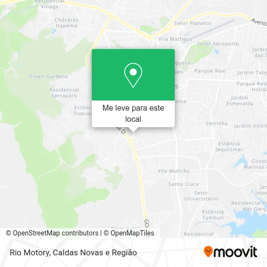 Rio Motory mapa