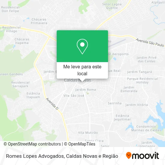 Romes Lopes Advogados mapa