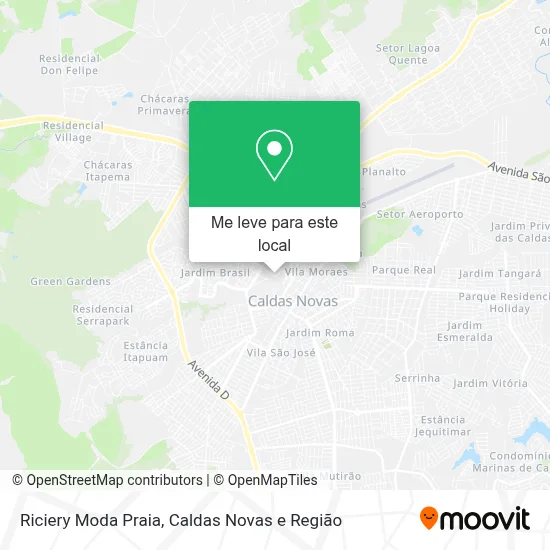 Riciery Moda Praia mapa