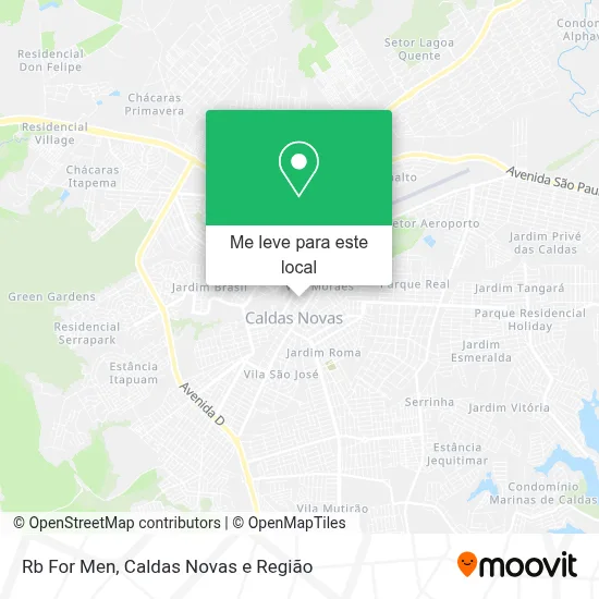Rb For Men mapa