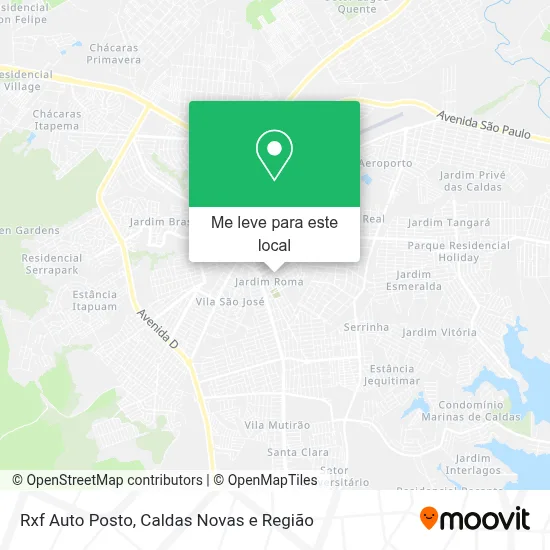 Rxf Auto Posto mapa