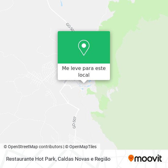 Restaurante Hot Park mapa