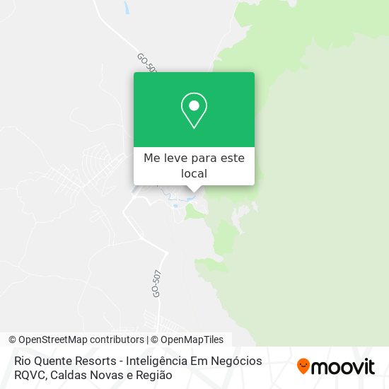 Rio Quente Resorts - Inteligência Em Negócios RQVC mapa