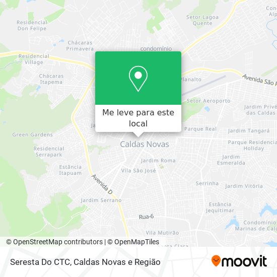 Seresta Do CTC mapa