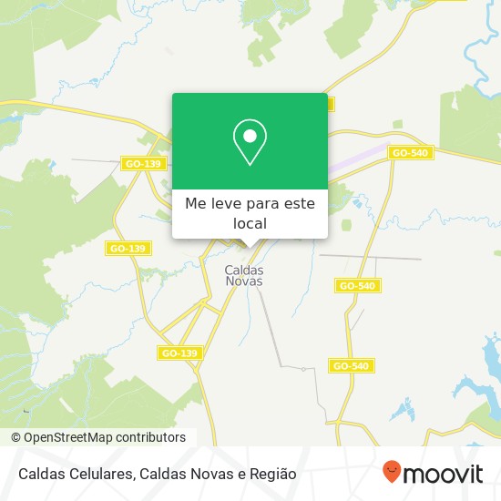 Caldas Celulares mapa