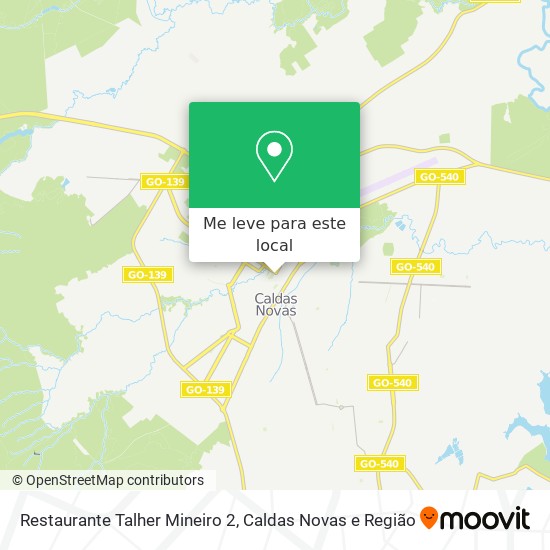 Restaurante Talher Mineiro 2 mapa