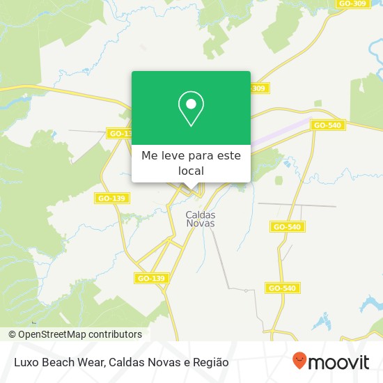 Luxo Beach Wear mapa
