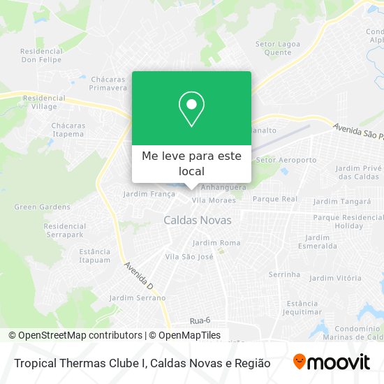 Tropical Thermas Clube I mapa