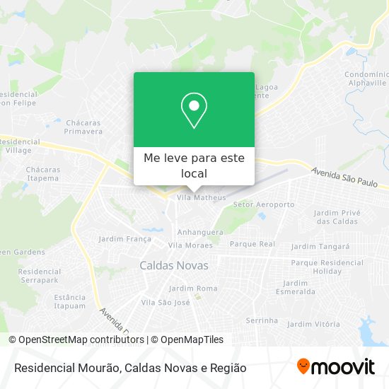 Residencial Mourão mapa