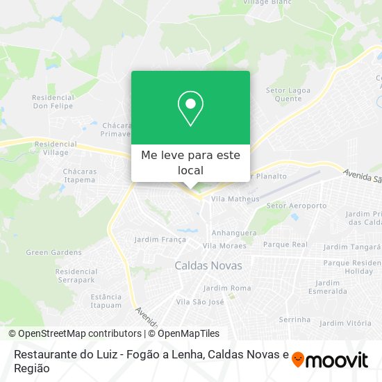 Restaurante do Luiz - Fogão a Lenha mapa