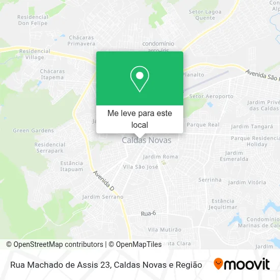 Rua Machado de Assis 23 mapa