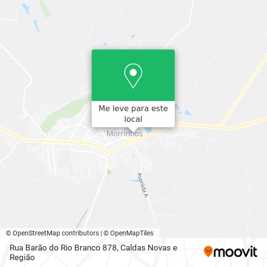 Rua Barão do Rio Branco 878 mapa