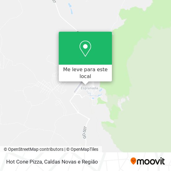 Hot Cone Pizza mapa