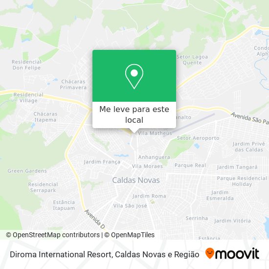 Diroma International Resort mapa