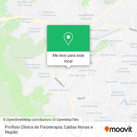 Profisio Clínica de Fisioterapia mapa