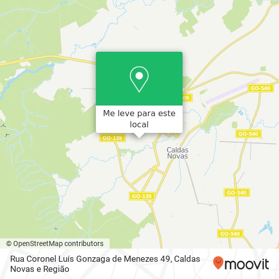 Rua Coronel Luís Gonzaga de Menezes 49 mapa