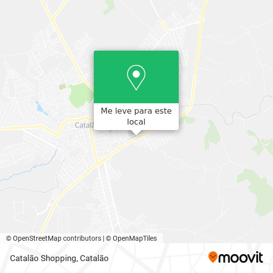 Catalão Shopping mapa