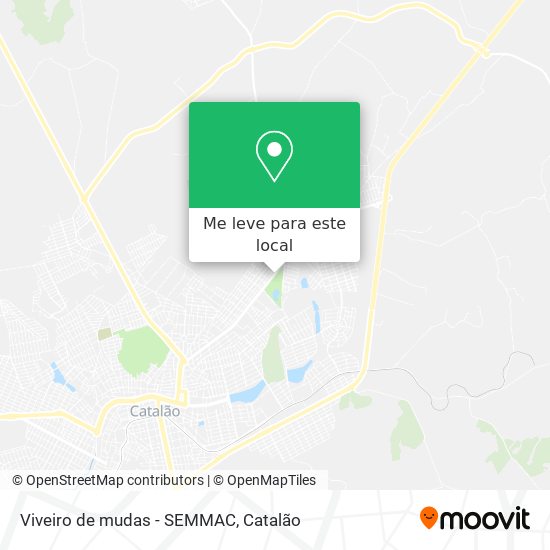 Viveiro de mudas - SEMMAC mapa