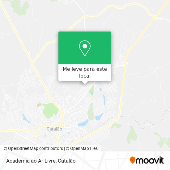 Academia ao Ar Livre mapa