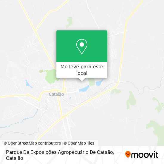 Parque De Exposições Agropecuário De Cataão mapa