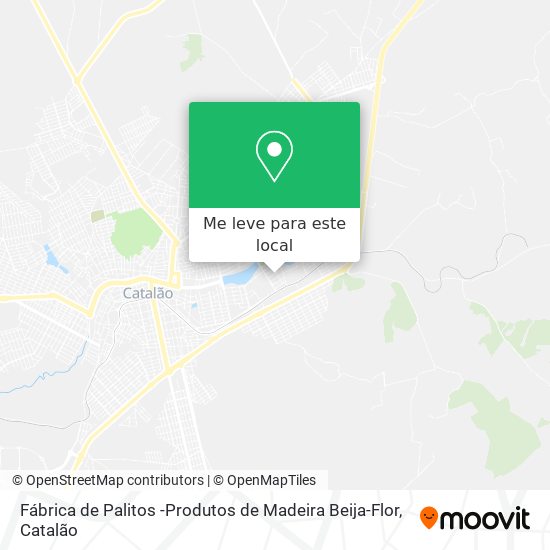 Fábrica de Palitos -Produtos de Madeira Beija-Flor mapa