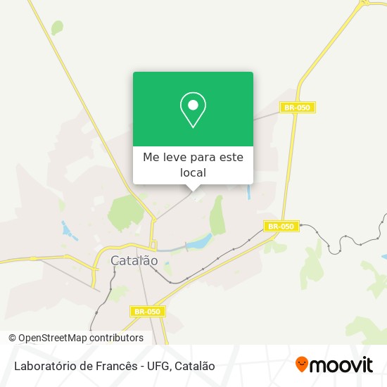 Laboratório de Francês - UFG mapa