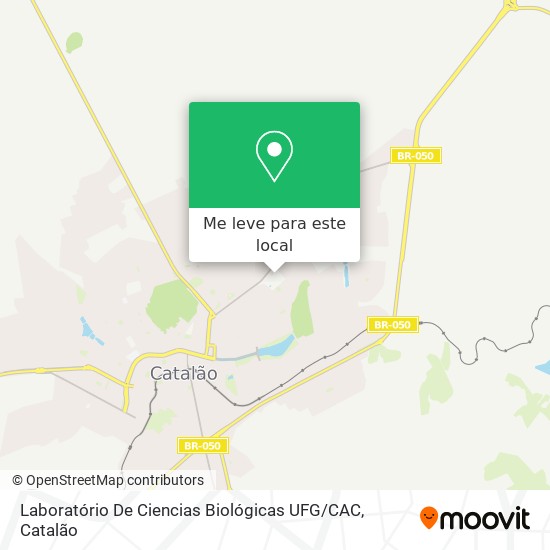 Laboratório De Ciencias Biológicas UFG / CAC mapa