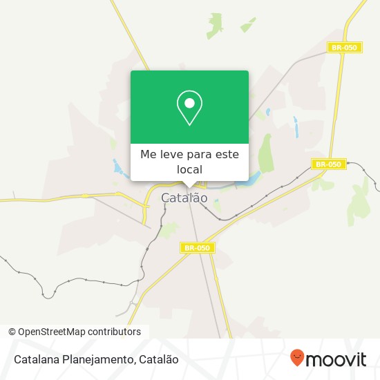 Catalana Planejamento mapa