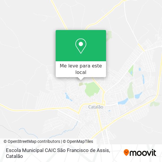 Escola Municipal CAIC São Francisco de Assis mapa