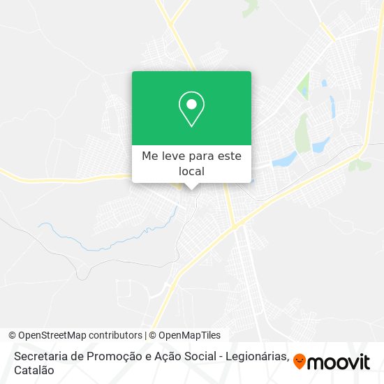 Secretaria de Promoção e Ação Social - Legionárias mapa