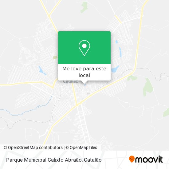 Parque Municipal Calixto Abraão mapa