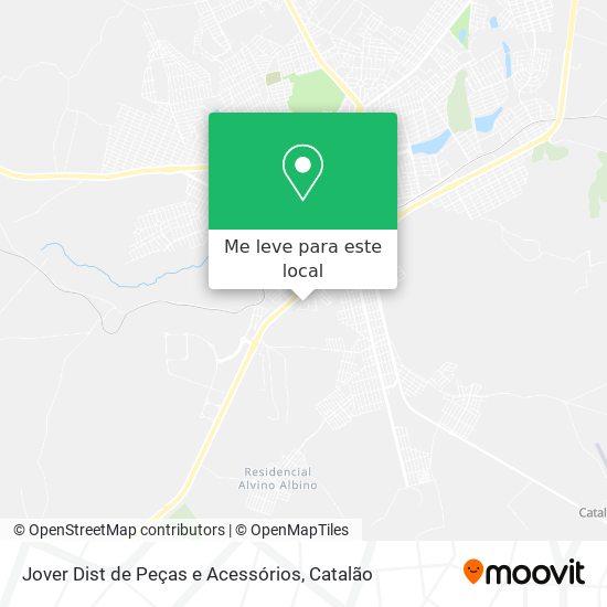 Jover Dist de Peças e Acessórios mapa